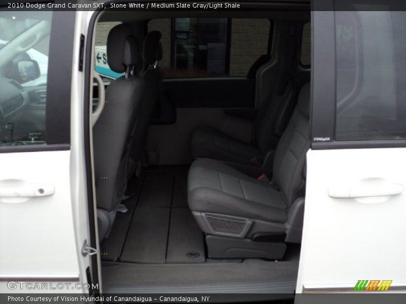 Stone White / Medium Slate Gray/Light Shale 2010 Dodge Grand Caravan SXT
