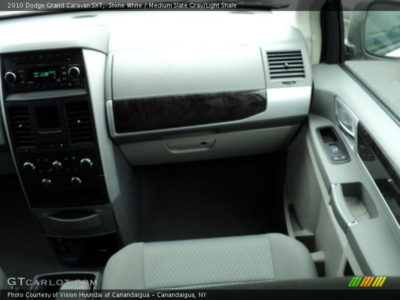 Stone White / Medium Slate Gray/Light Shale 2010 Dodge Grand Caravan SXT