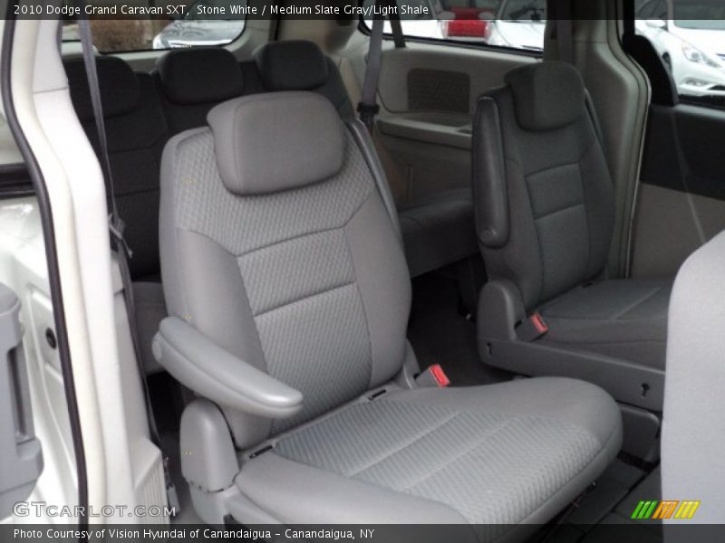 Stone White / Medium Slate Gray/Light Shale 2010 Dodge Grand Caravan SXT