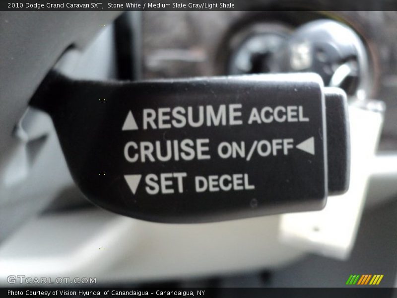Stone White / Medium Slate Gray/Light Shale 2010 Dodge Grand Caravan SXT