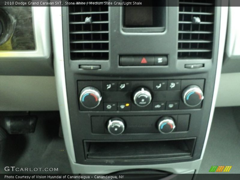 Stone White / Medium Slate Gray/Light Shale 2010 Dodge Grand Caravan SXT