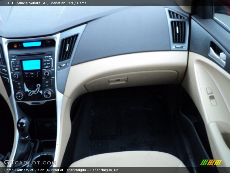 Venetian Red / Camel 2011 Hyundai Sonata GLS