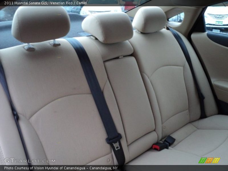 Venetian Red / Camel 2011 Hyundai Sonata GLS