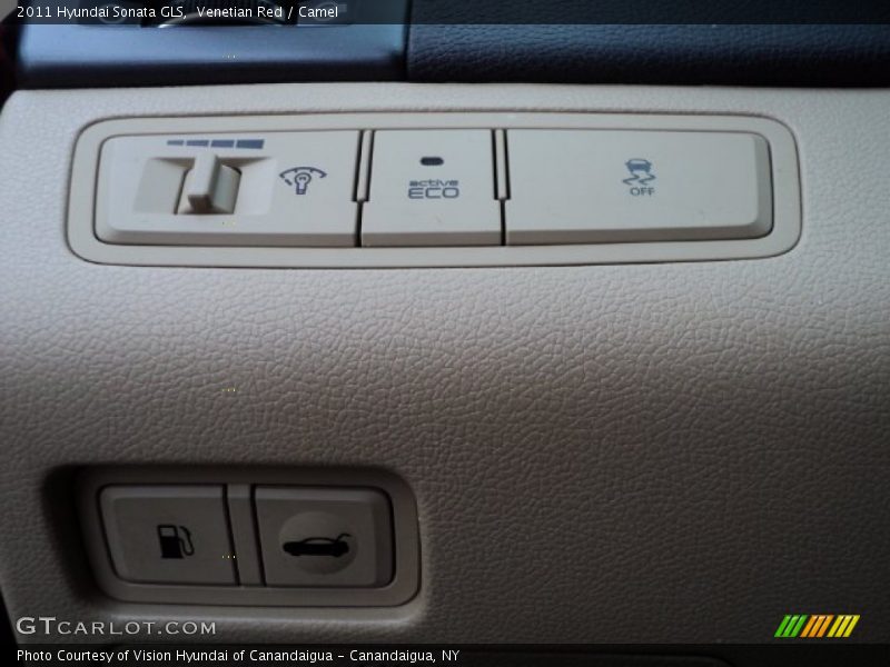 Venetian Red / Camel 2011 Hyundai Sonata GLS