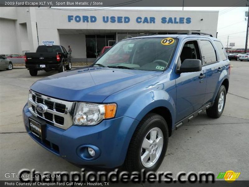 Sport Blue Metallic / Stone 2009 Ford Escape XLT V6