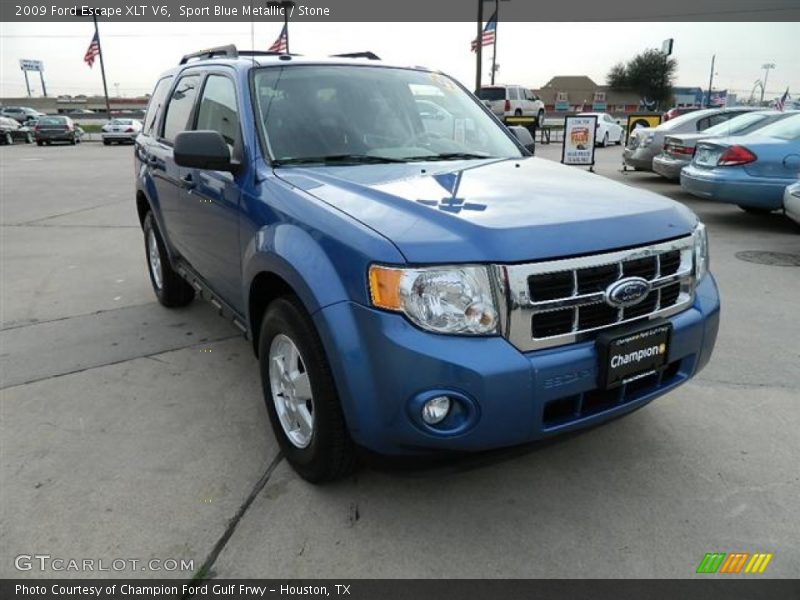 Sport Blue Metallic / Stone 2009 Ford Escape XLT V6