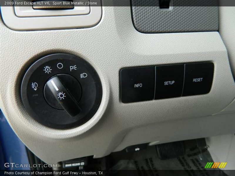 Sport Blue Metallic / Stone 2009 Ford Escape XLT V6