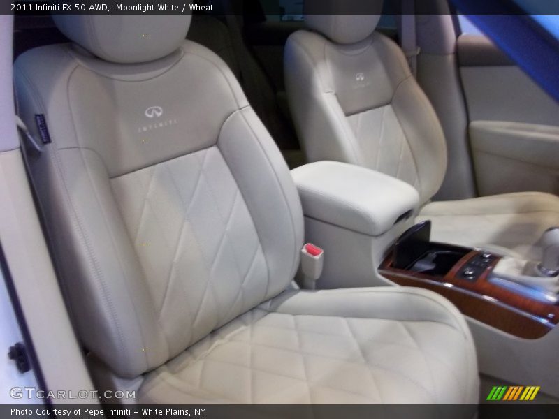 Moonlight White / Wheat 2011 Infiniti FX 50 AWD