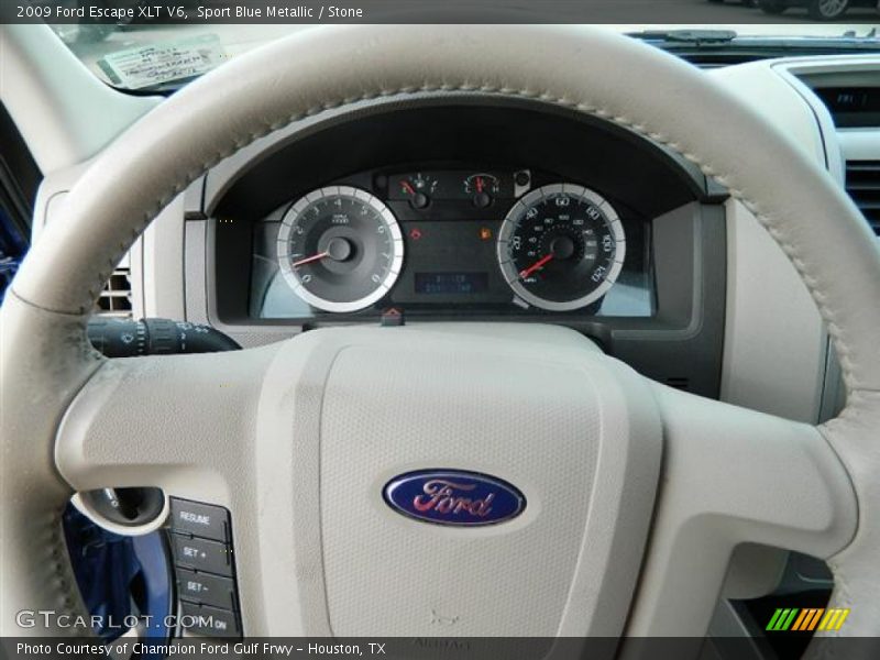 Sport Blue Metallic / Stone 2009 Ford Escape XLT V6