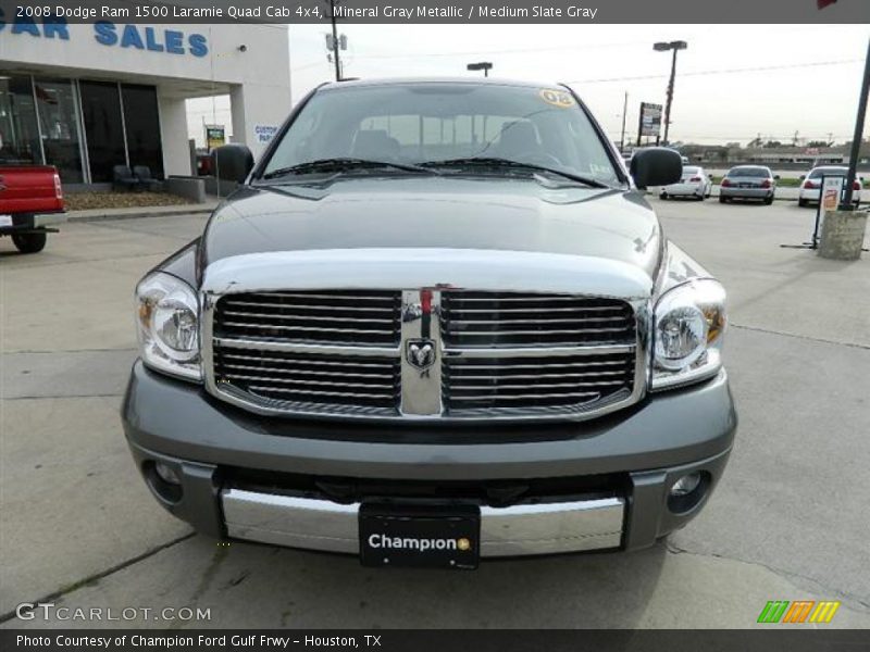 Mineral Gray Metallic / Medium Slate Gray 2008 Dodge Ram 1500 Laramie Quad Cab 4x4