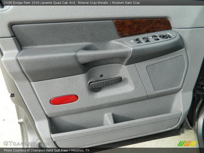Mineral Gray Metallic / Medium Slate Gray 2008 Dodge Ram 1500 Laramie Quad Cab 4x4