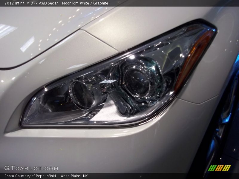 Moonlight White / Graphite 2012 Infiniti M 37x AWD Sedan
