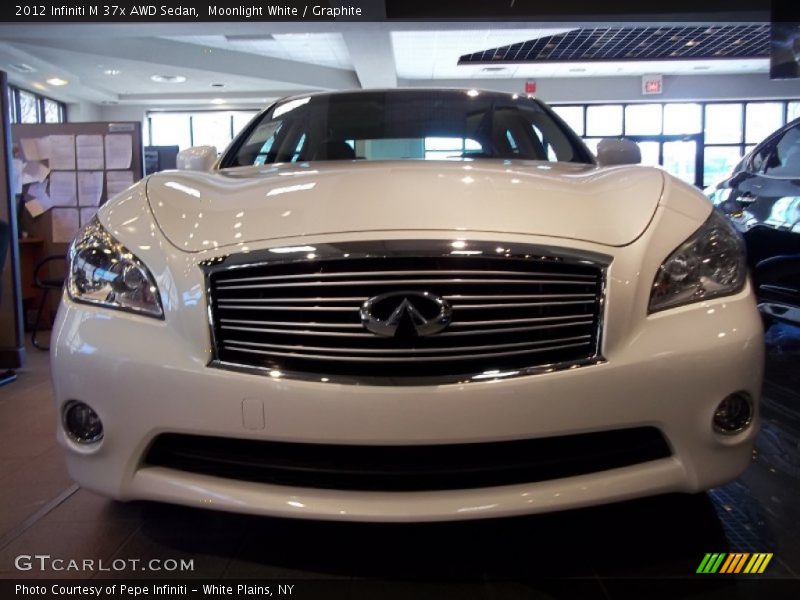 Moonlight White / Graphite 2012 Infiniti M 37x AWD Sedan