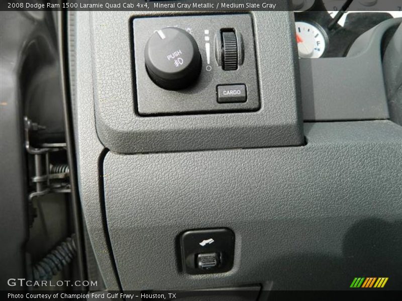 Mineral Gray Metallic / Medium Slate Gray 2008 Dodge Ram 1500 Laramie Quad Cab 4x4