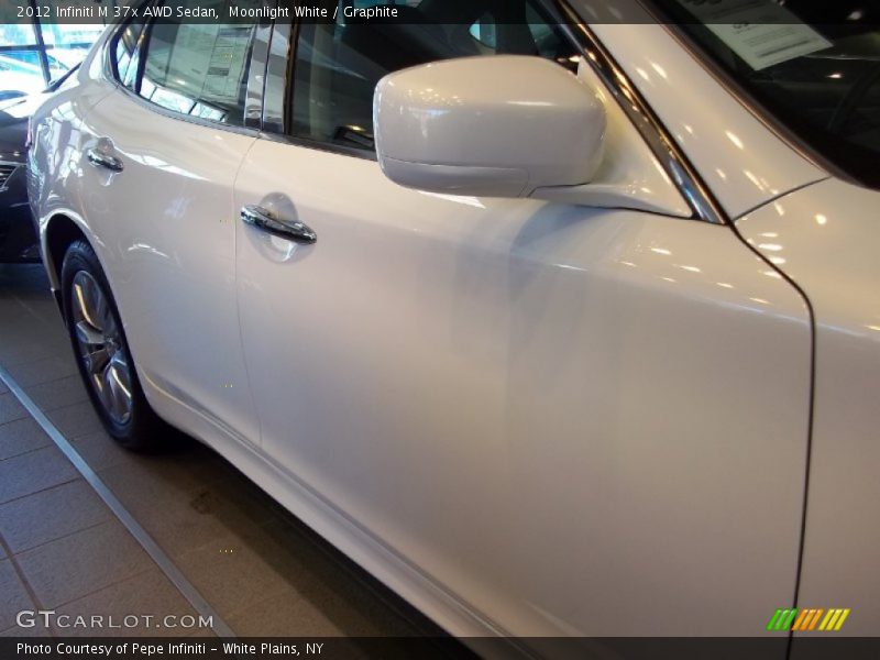 Moonlight White / Graphite 2012 Infiniti M 37x AWD Sedan