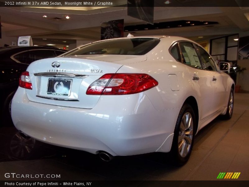 Moonlight White / Graphite 2012 Infiniti M 37x AWD Sedan