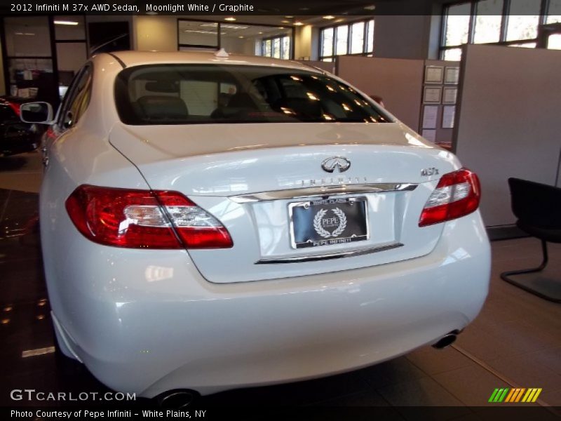 Moonlight White / Graphite 2012 Infiniti M 37x AWD Sedan