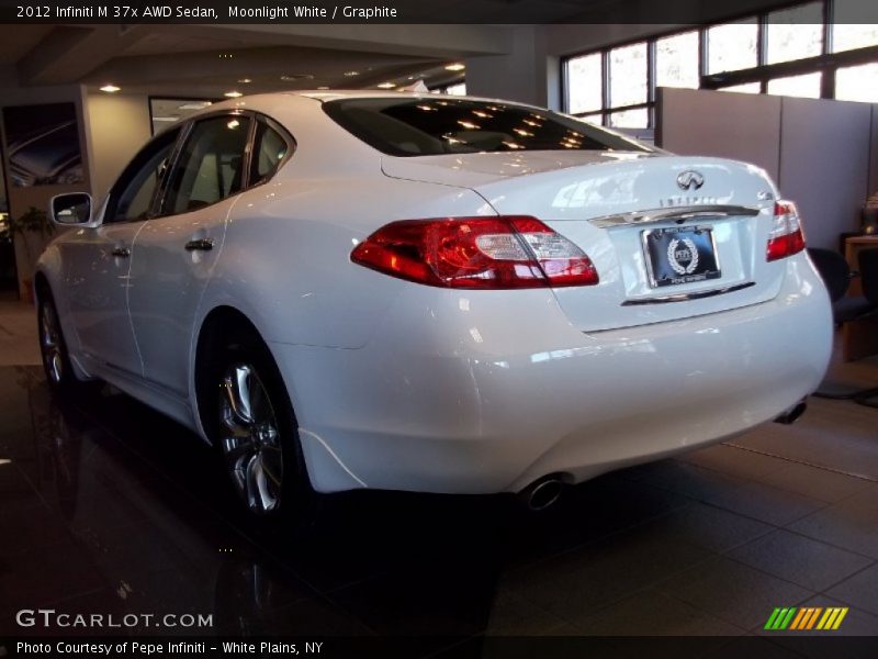 Moonlight White / Graphite 2012 Infiniti M 37x AWD Sedan