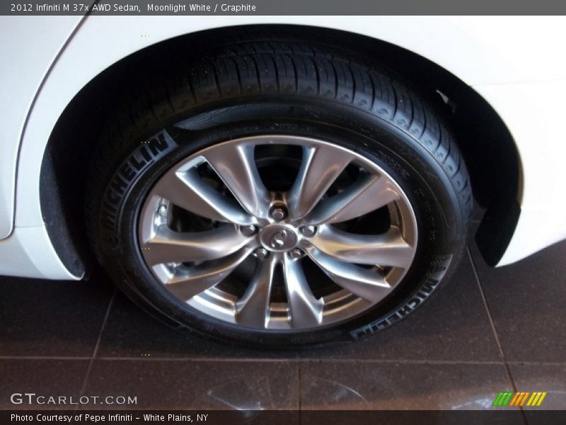Moonlight White / Graphite 2012 Infiniti M 37x AWD Sedan
