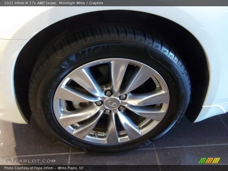Moonlight White / Graphite 2012 Infiniti M 37x AWD Sedan