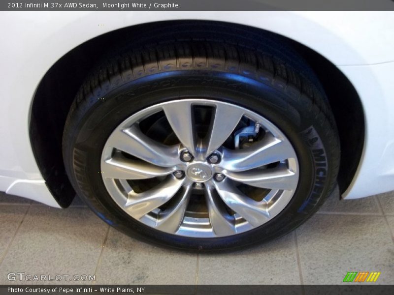 Moonlight White / Graphite 2012 Infiniti M 37x AWD Sedan