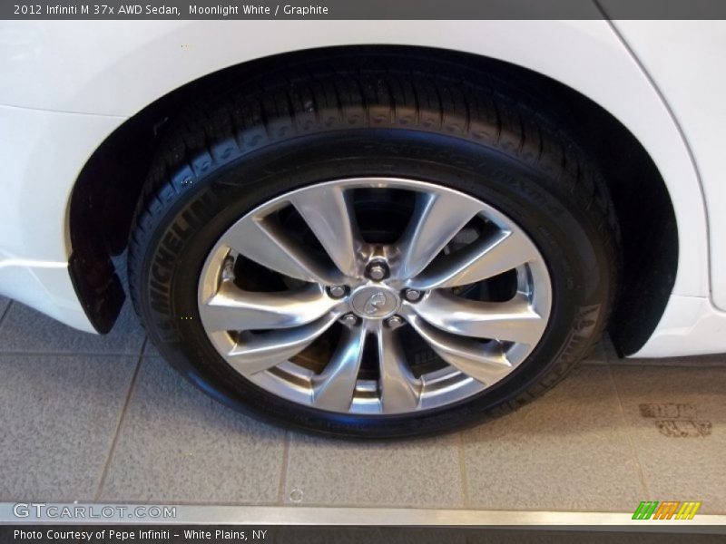Moonlight White / Graphite 2012 Infiniti M 37x AWD Sedan