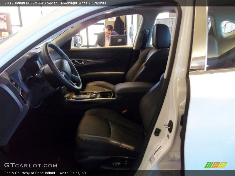 Moonlight White / Graphite 2012 Infiniti M 37x AWD Sedan