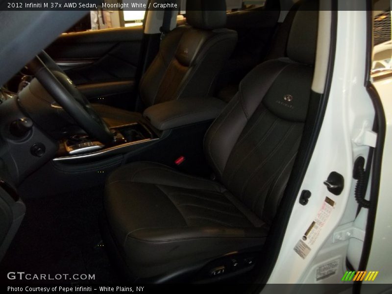 Moonlight White / Graphite 2012 Infiniti M 37x AWD Sedan