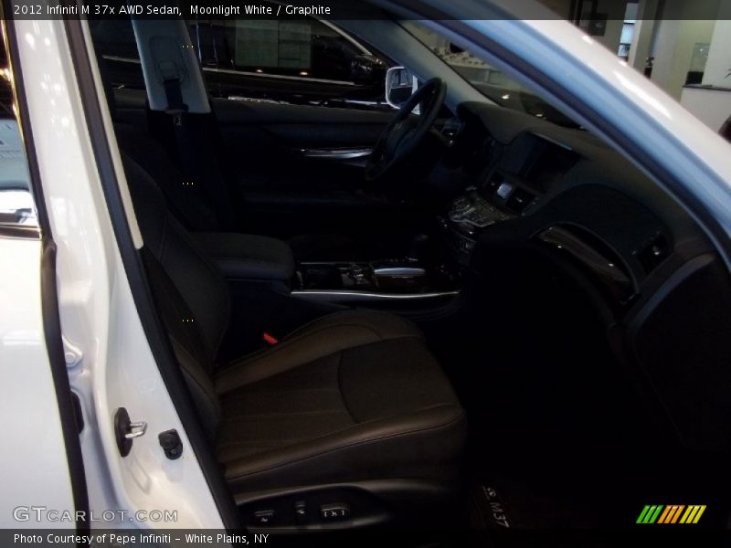 Moonlight White / Graphite 2012 Infiniti M 37x AWD Sedan