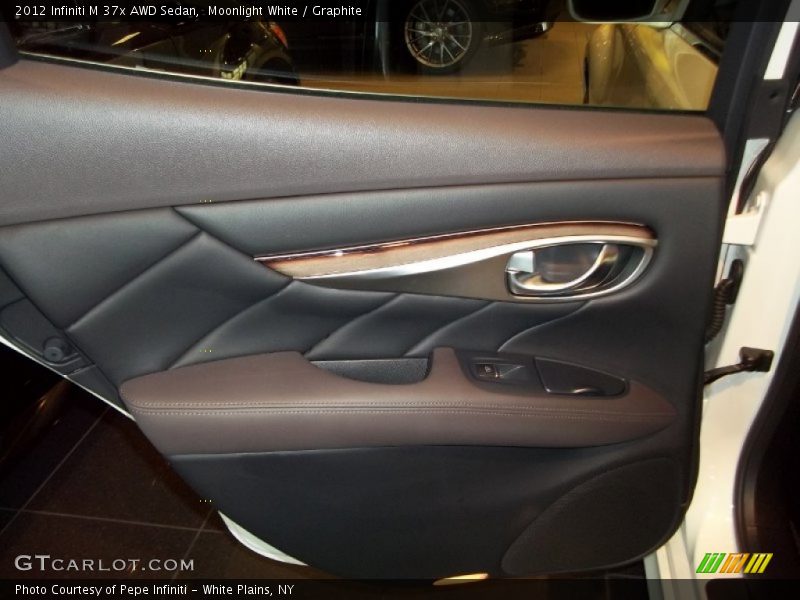Moonlight White / Graphite 2012 Infiniti M 37x AWD Sedan