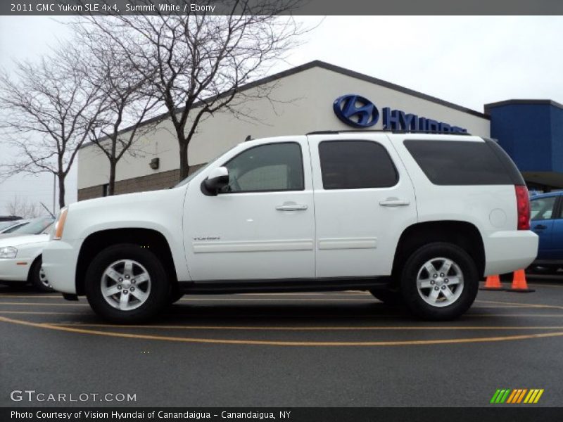 Summit White / Ebony 2011 GMC Yukon SLE 4x4