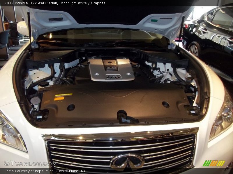 Moonlight White / Graphite 2012 Infiniti M 37x AWD Sedan