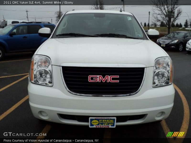 Summit White / Ebony 2011 GMC Yukon SLE 4x4