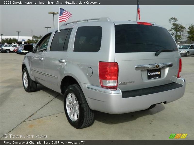 Bright Silver Metallic / Light Graystone 2008 Chrysler Aspen Limited