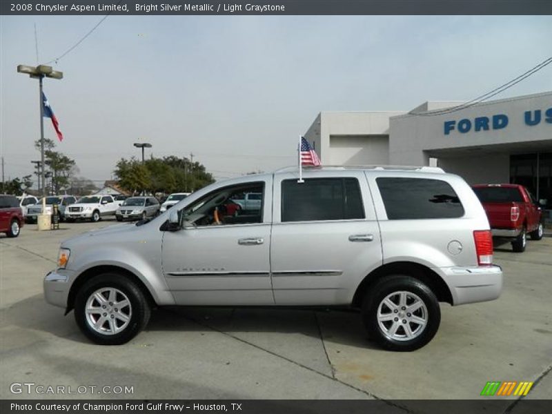 Bright Silver Metallic / Light Graystone 2008 Chrysler Aspen Limited