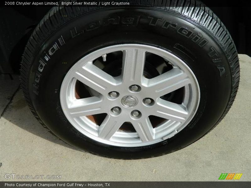 Bright Silver Metallic / Light Graystone 2008 Chrysler Aspen Limited