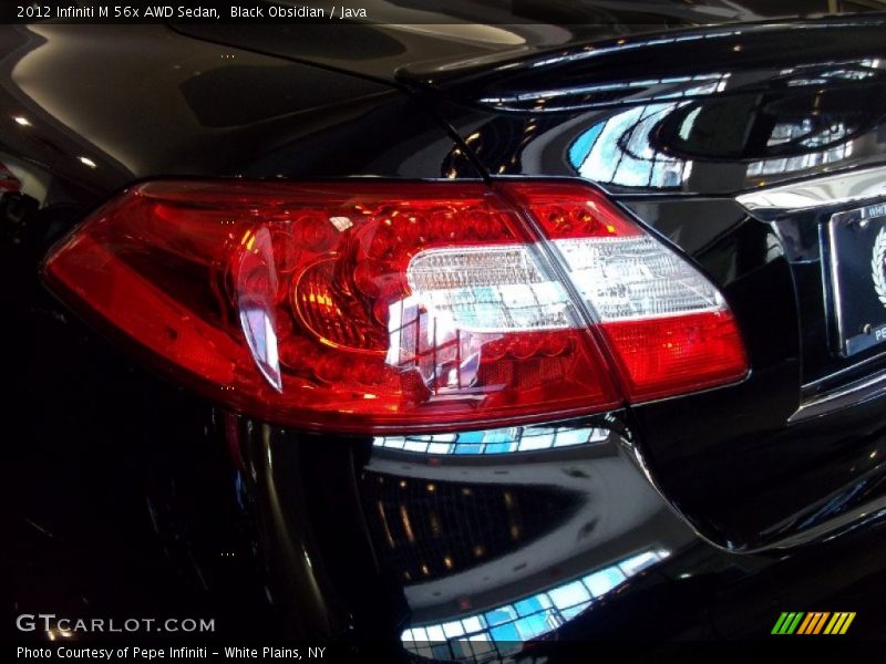 Black Obsidian / Java 2012 Infiniti M 56x AWD Sedan