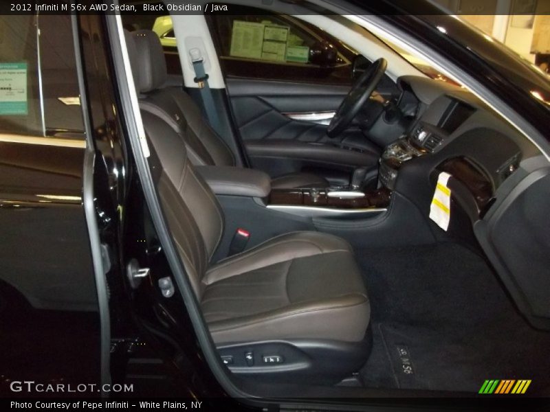  2012 M 56x AWD Sedan Java Interior