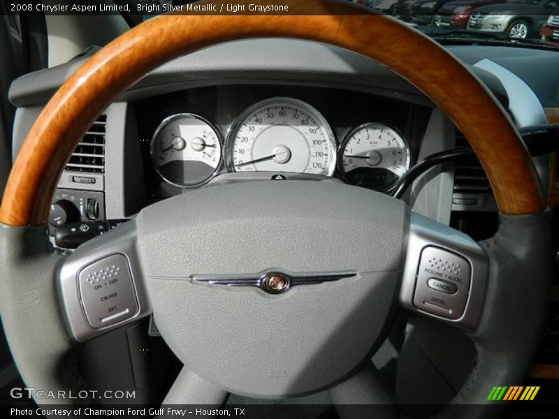 Bright Silver Metallic / Light Graystone 2008 Chrysler Aspen Limited