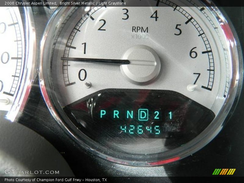 Bright Silver Metallic / Light Graystone 2008 Chrysler Aspen Limited