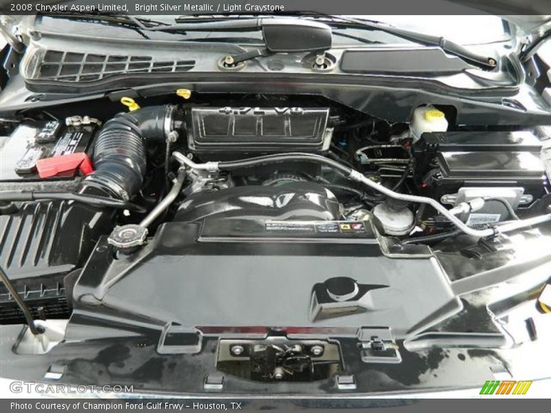 Bright Silver Metallic / Light Graystone 2008 Chrysler Aspen Limited