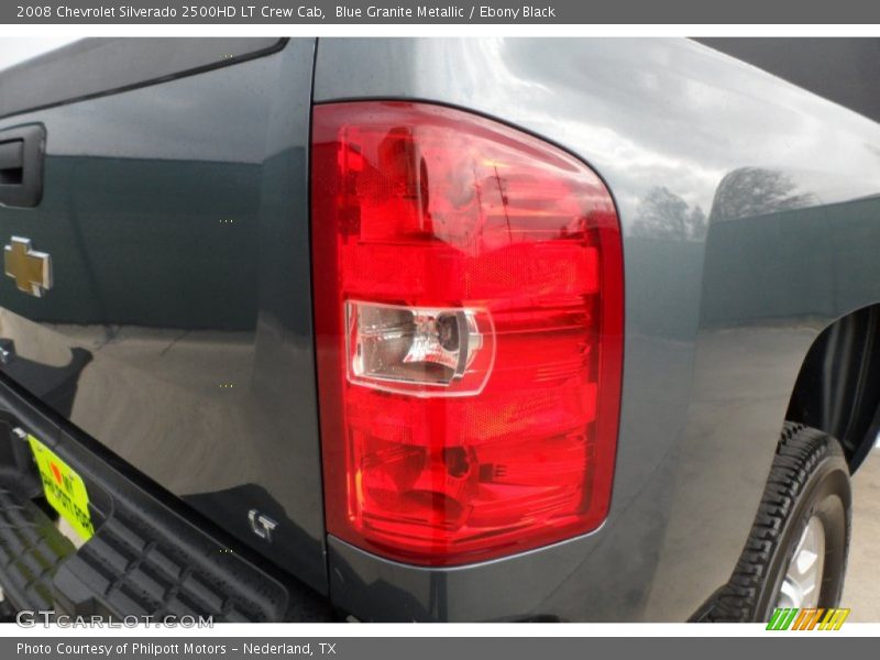 Blue Granite Metallic / Ebony Black 2008 Chevrolet Silverado 2500HD LT Crew Cab