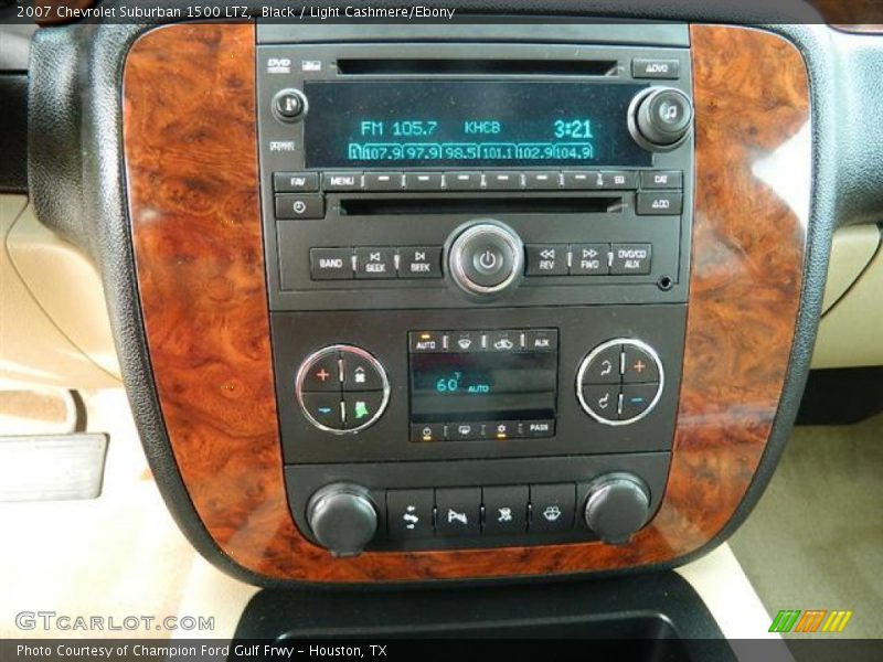 Black / Light Cashmere/Ebony 2007 Chevrolet Suburban 1500 LTZ