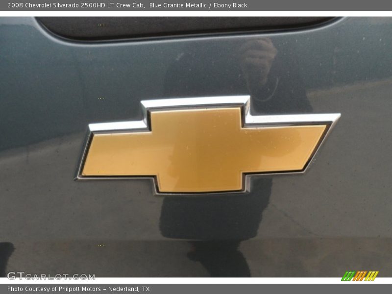 Blue Granite Metallic / Ebony Black 2008 Chevrolet Silverado 2500HD LT Crew Cab