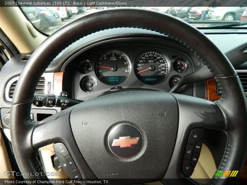 Black / Light Cashmere/Ebony 2007 Chevrolet Suburban 1500 LTZ