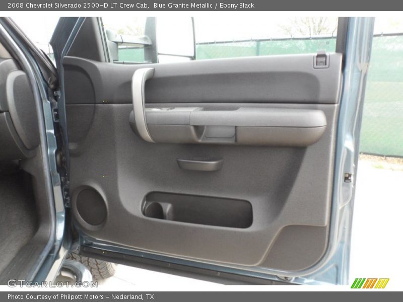 Blue Granite Metallic / Ebony Black 2008 Chevrolet Silverado 2500HD LT Crew Cab