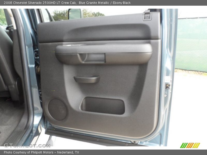 Blue Granite Metallic / Ebony Black 2008 Chevrolet Silverado 2500HD LT Crew Cab
