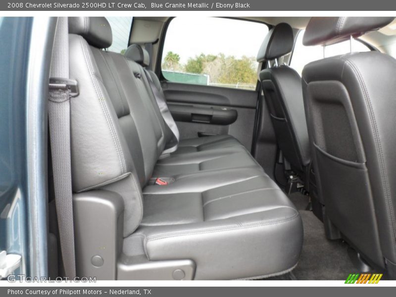 Blue Granite Metallic / Ebony Black 2008 Chevrolet Silverado 2500HD LT Crew Cab