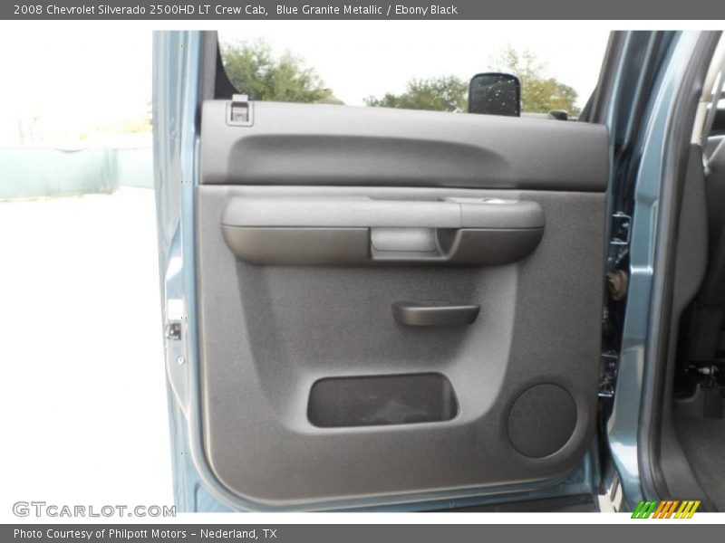 Blue Granite Metallic / Ebony Black 2008 Chevrolet Silverado 2500HD LT Crew Cab