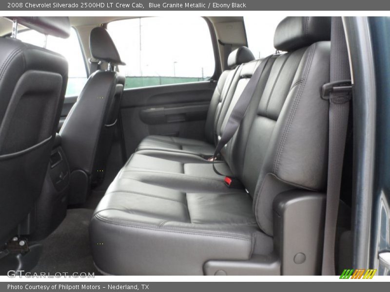 Blue Granite Metallic / Ebony Black 2008 Chevrolet Silverado 2500HD LT Crew Cab